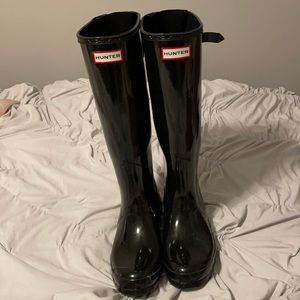 Tall Hunter Boots Extended Calf